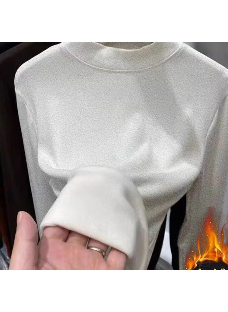Generic - Warm Long Sleeve Autumn-Winter Tee Mocha color - Image 1