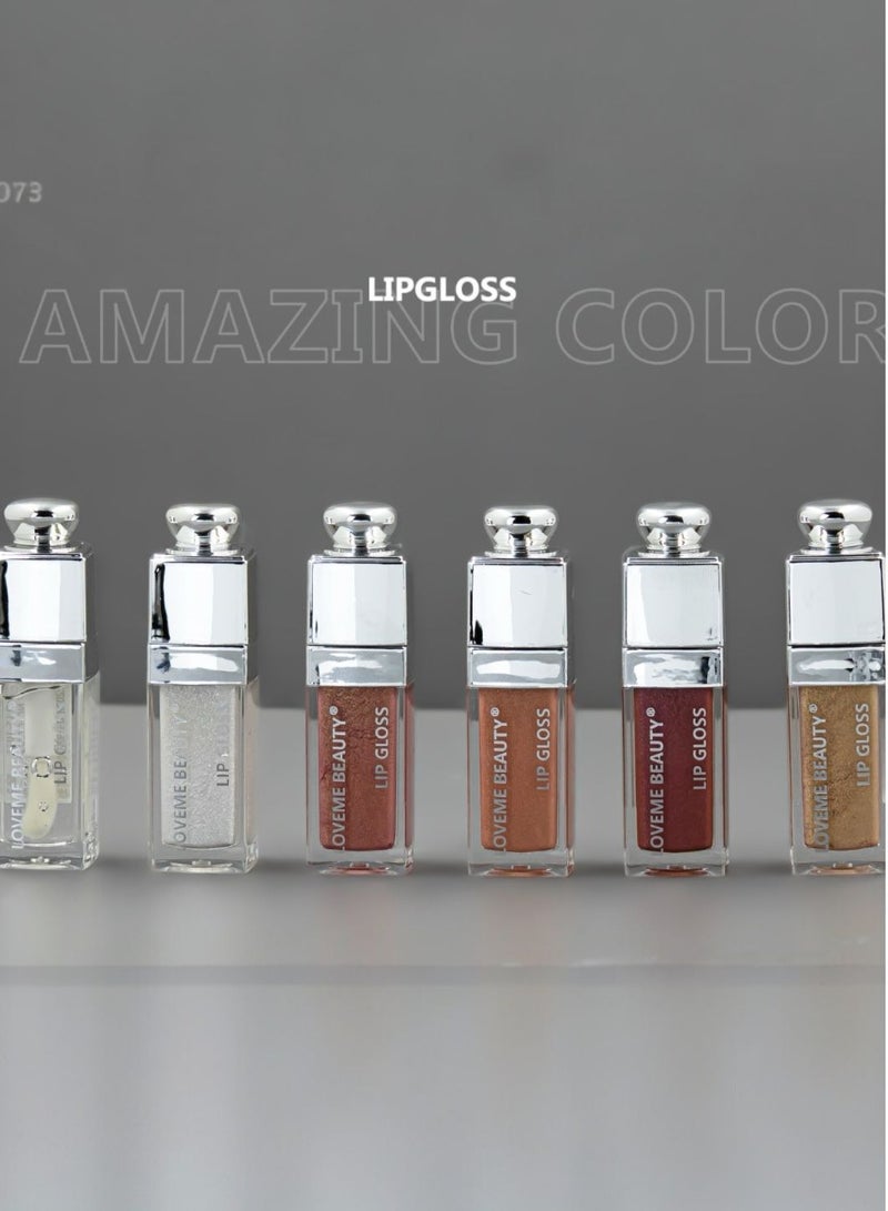 LOVEME BEAUTY 6Piece  Lip Gloss 