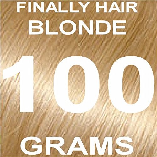 Finally Hair Building Fiber Refill 100 Grams Light Blonde Hair Loss Concealer by Finally Hair Blonde light