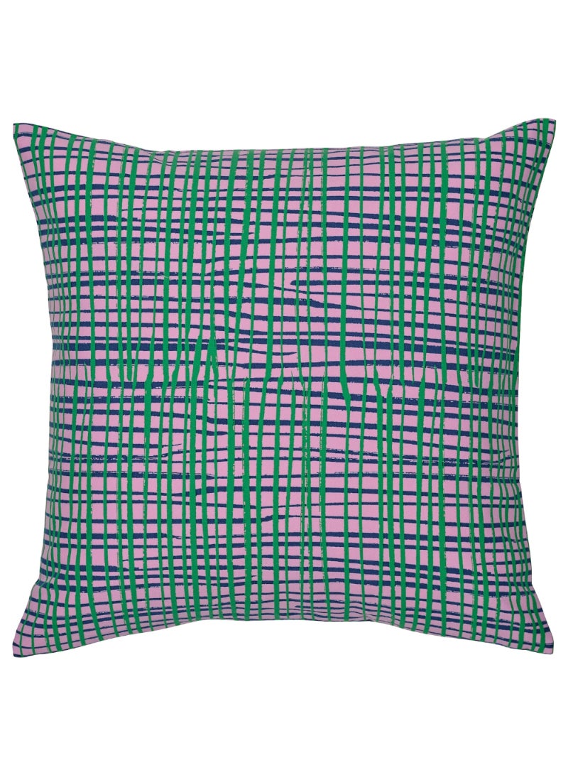 Cushion Cover Pink/Blue Green 50X50 Cm - Image 1