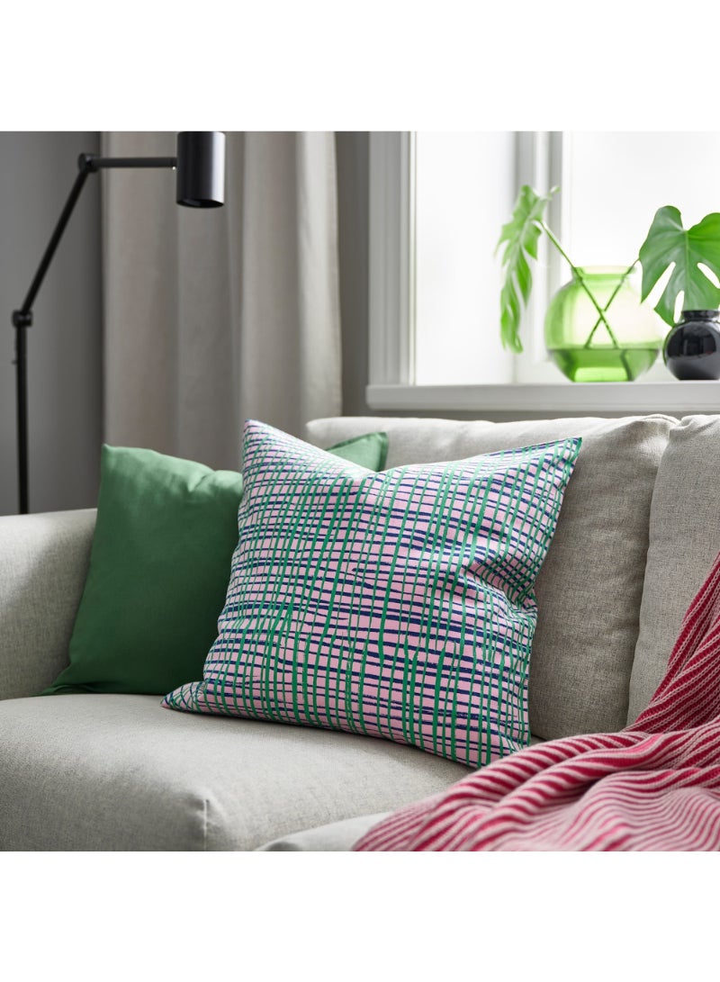 Cushion Cover Pink/Blue Green 50X50 Cm - Image 2