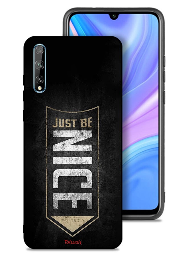 Tolwak غطاء حماية لهاتف هواوي P سمارت S فقط كن لطيفًا - Image 1