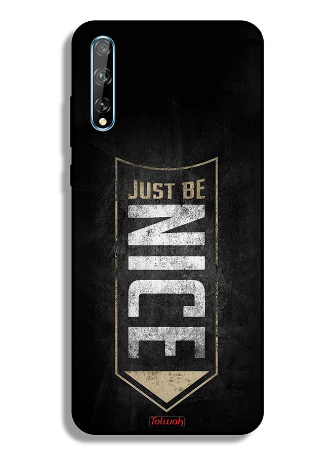 Tolwak غطاء حماية لهاتف هواوي P سمارت S فقط كن لطيفًا - Image 2