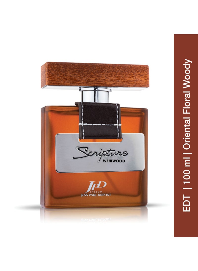 Jean Paul Dupont Scripture Weirwood Eau de Toilette For Men 100ml  - Image 5