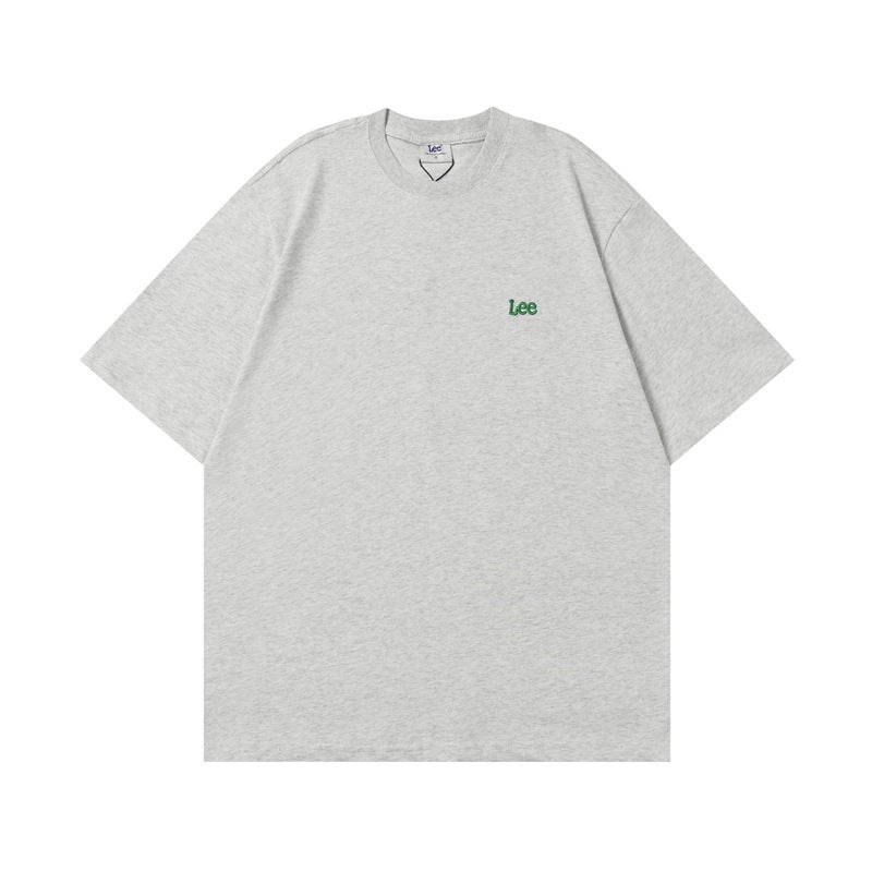 Lee Classic Logo Loose Round Neck Cotton Short Sleeve T-Shirt - Image 1