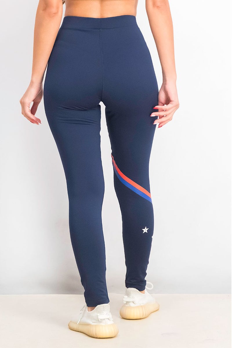 Reebok Women Sportswear Fit Classics Training Tights, Navy - Image 3