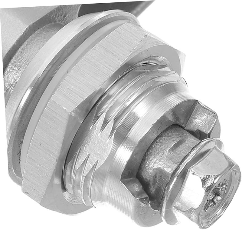 مقبض قفل صندوق الأدوات من الفولاذ المقاوم للصدأ لتدوير اللسان للخزانات والقوارب والمنازل للتخزين الآمن - Image 4