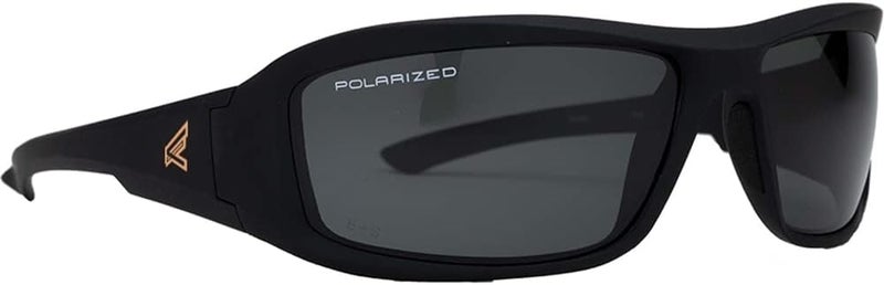 Edge TXB236 Brazeau Torque Polarized Wrap-Around Safety Glasses - Anti-Scratch, Non-Slip, UV 400, Military Grade - Image 1