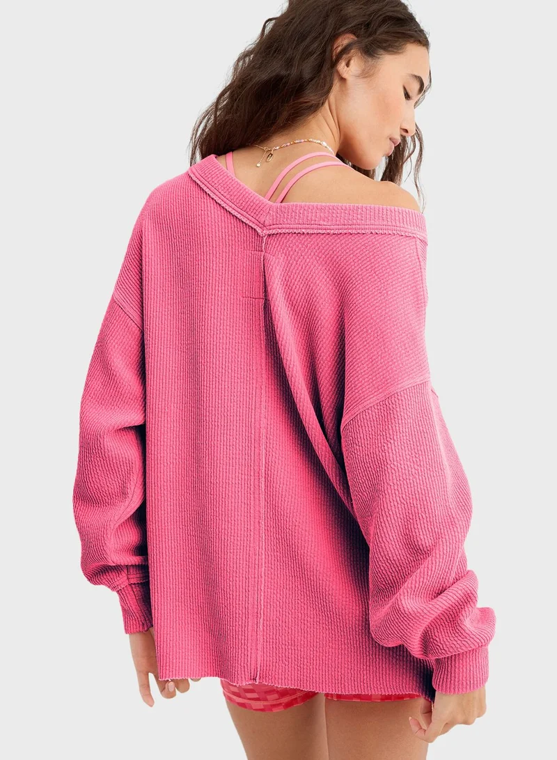 آري من امريكان ايجل V-Neck Sweatshirt