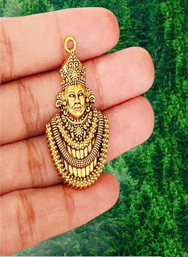 M Men Style Religious Divine Khatu Shyam Baba Pendant - Spiritual Jewelry for Devotion and Protection Gold SPn2024428 - Image 5