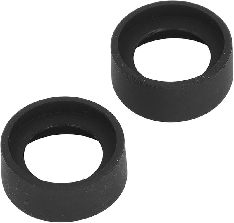 2 Pcs Black Rubber Microscope Eyepiece Eyeshields 40 42mm Flat Angle Eye Cup Replacement - Image 5