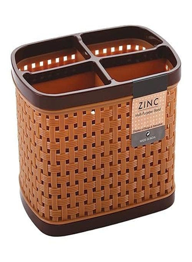 EAGEAN Empty Cutlery Holder Case Suitable For Dessert Spoons, Table Spoons, Tea Spoons, Table Knives (Brown) - Image 2