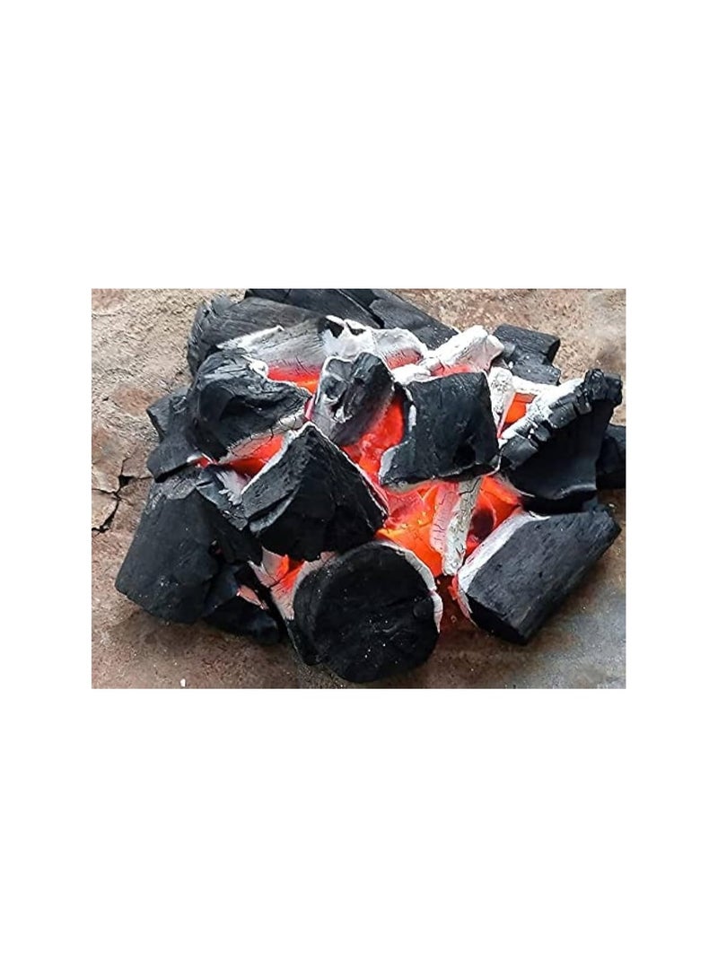 فحم طبيعي 100% للشواء والشيشة والتدفئة – اشتعال سريع وحرارة تدوم طويلاً – عبوة 3 قطع - Image 1