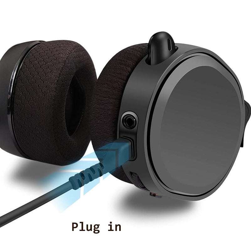 ام جي كور كابل صوتي بديل متوافق مع سماعة الألعاب SteelSeries Arctis 3 و5 و7 وPro (ذكر إلى ذكر) - Image 4