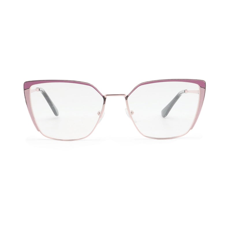 Covesato Oversized Metal Frame Reading Glasses For Women Fashion Cat Eye Ladies Readers (Pink 1.50) - Image 1