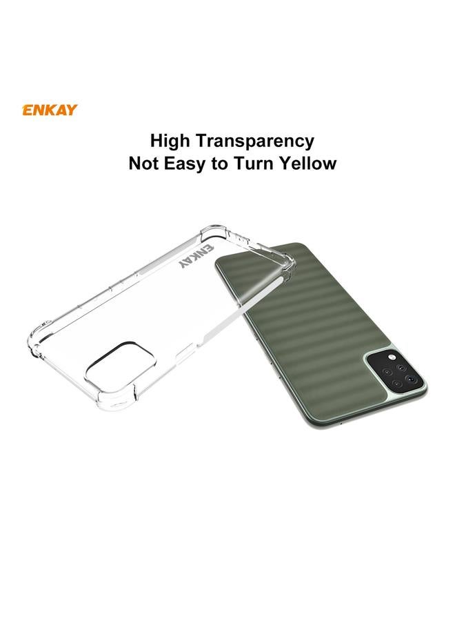 إنكاي جراب لهاتف LG K42 Hat-Prince، جراب TPU شفاف مقاوم للصدمات، غطاء ناعم مضاد للانزلاق - Image 5