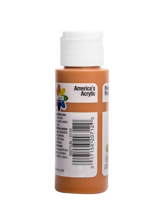 Delta Creative Ceramcoat Acrylic Paint in Assorted Colors (2 oz), 2071, Terra Cotta - Image 3