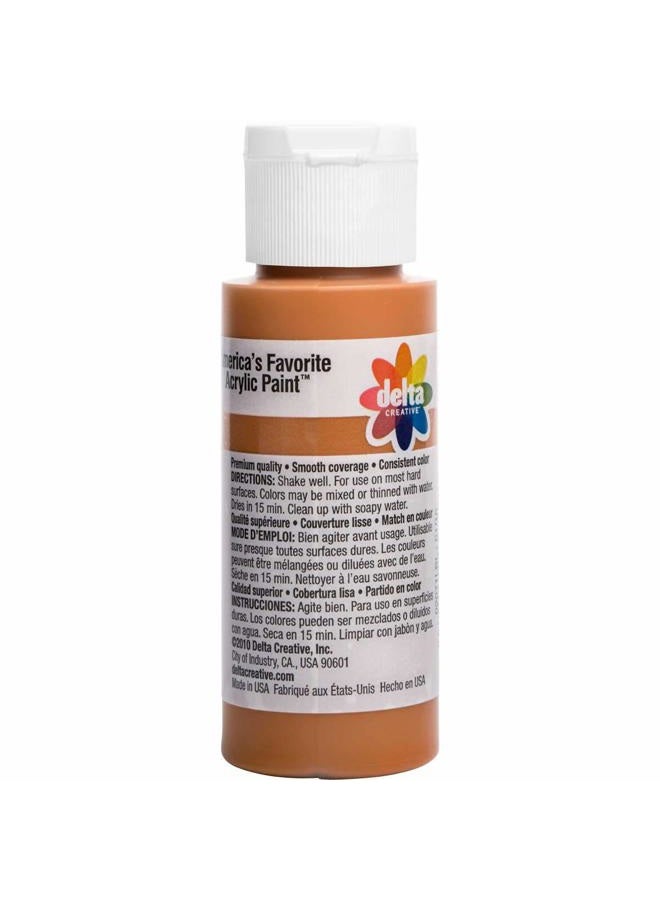 Delta Creative Ceramcoat Acrylic Paint in Assorted Colors (2 oz), 2071, Terra Cotta - Image 2