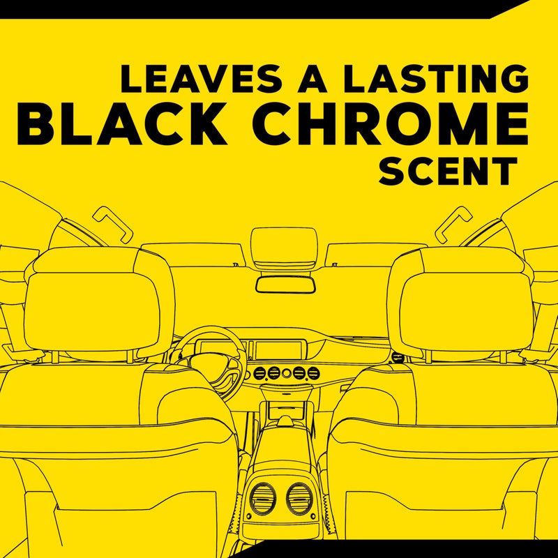 Meguiar's Meguiarâ€™s Air Re-Fresher Odor Fighting Spray - Black Chrome Scent - Convenient Car Air Freshener that Instantly Fights Odors and Leaves Behind a Long-Lasting, Refreshing Black Chrome Scent, 8 Oz Spray - Image 4