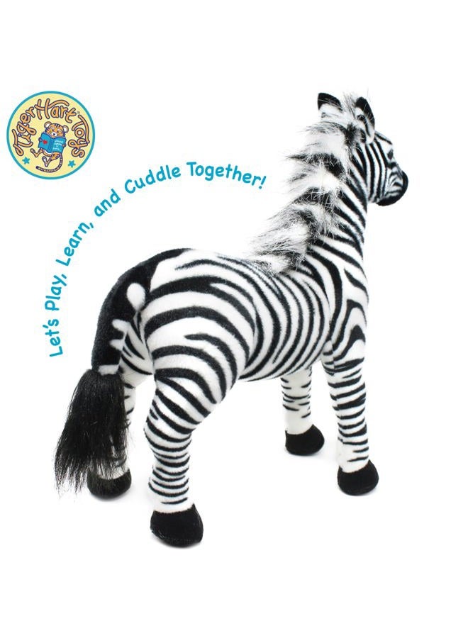 TigerHart VIAHART Zebenjo The Zebra - 16 Inch Stuffed Animal Plush - by Tiger Tale Toys - Image 5