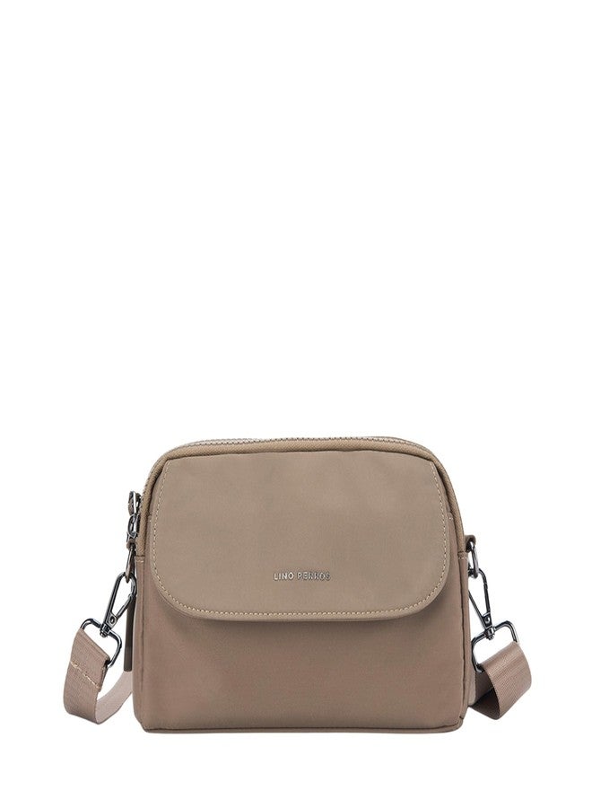 Lino Perros Harper Pixel Beige Sling Bag - Image 1