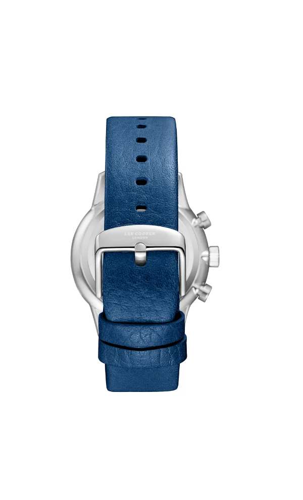 Lee Cooper LEE COOPER LC08001.339 Men's Multi Function Display Watch & Leather Strap Dark Blue