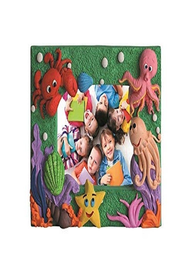 MUGATH DIY Art Plaster Photo Frame Painting Kit for Kids| DIY Activity Kit | Art Kit| DIY Art Craft,Art Craft for Kids Painting Learning Activity Games, Decorative Photo Frames - Image 3