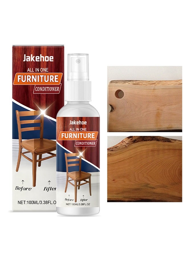 Jakehoe Natural Beeswax Furniture Polish - JAKEHOE Wood Care Wax, quickly cleans dust, repairs scratches, suitable for wooden floors, tables and chairs, cabinets | Protects and brightens, suitable for multiple scenarios - Image 1