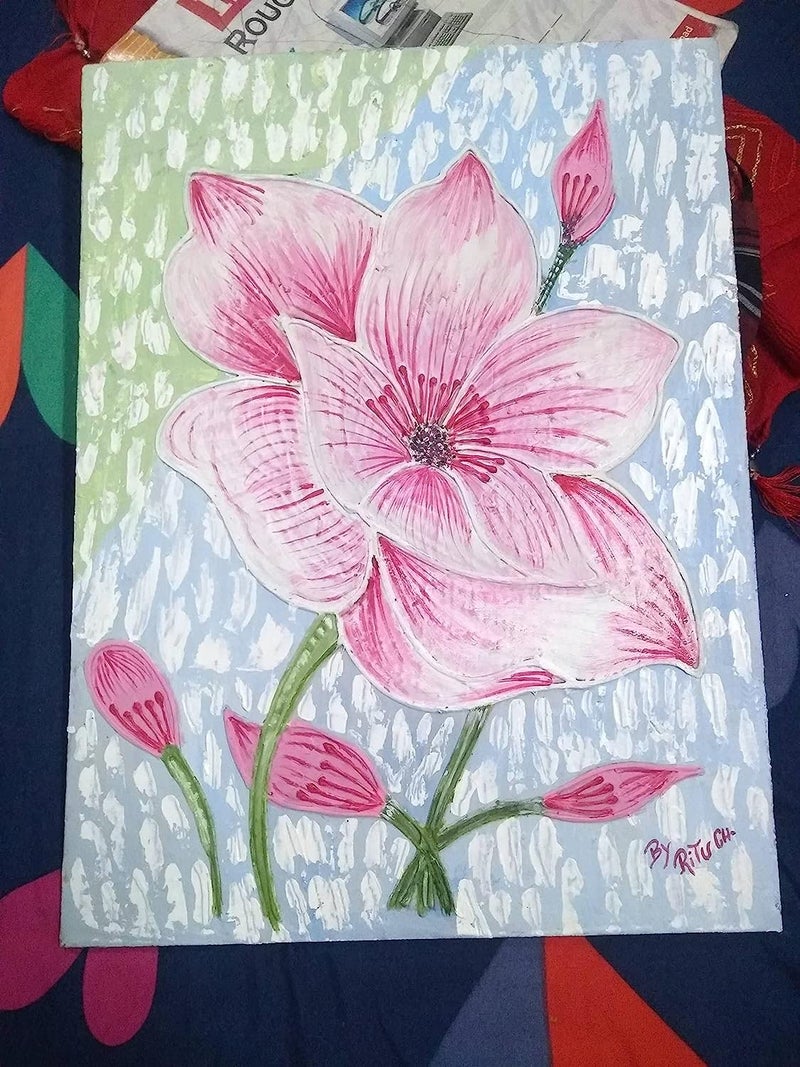 Prokart بودرة/غبار الرخام الأبيض من بروكارت لفن الجداريات، الرسم البارز، الفن المرتفع، الفارسي، ليبان، الفن المنقوش ثلاثي الأبعاد، افعلها بنفسك، هدية للفنانين، الطلاب، آمن للأطفال ولجميع الفنون والحرف 1 كجم - Image 3