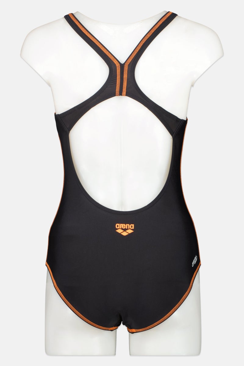 arena بدلة سباحة نسائية بدون حشوة بشعار العلامة التجارية، متعددة الألوان - Image 2