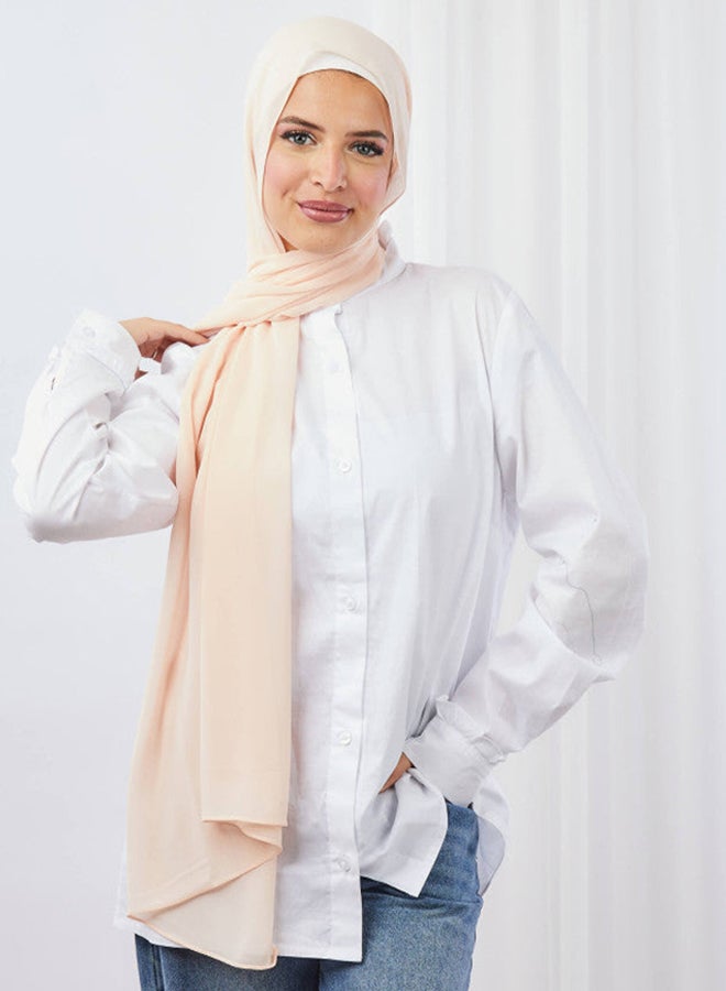 Tie Shop - Sunny Shades Scarf - Latte Beige For Women