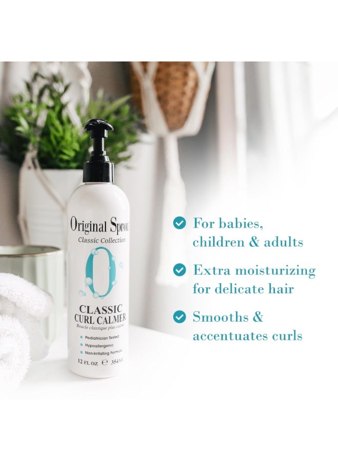 Original Sprout Original Sprout Curl Calmer, Moisturize and Define Curls, Anti-Frizz Styling Cream for All Hair Types, 12 oz. Bottle - Curly Hair Products - Curly Cream - Image 2