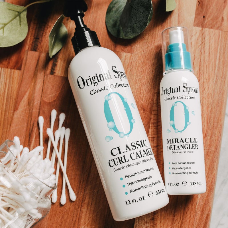 Original Sprout سبراوت الأصلي لتهدئة التجاعيد، مرطب ومحدد للتجاعيد، كريم تصفيف مضاد للتجاعيد لجميع أنواع الشعر، زجاجة 12 أونصة - منتجات الشعر المجعد - كريم مجعد - Image 4