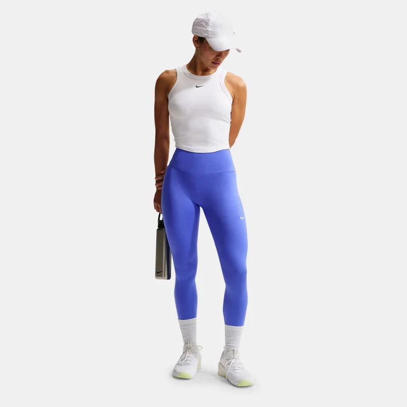 Nike Purple Women's One Dri-FIT Seamless Front Full-Length Training Leggings for Women | Best Price UAE