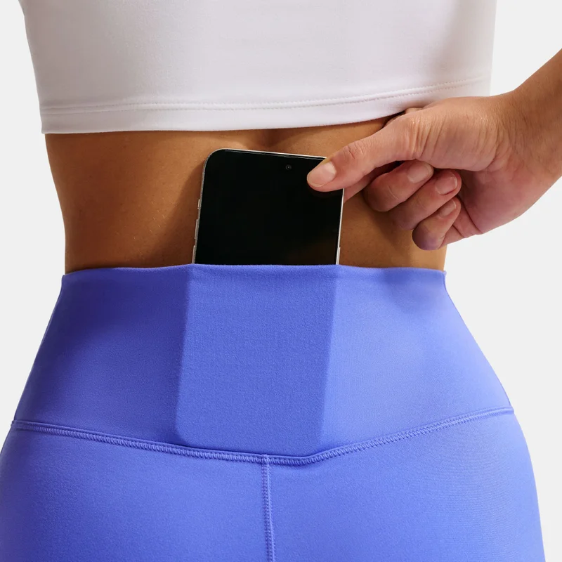 Nike Purple Women's One Dri-FIT Seamless Front Full-Length Training Leggings for Women | Best Price UAE