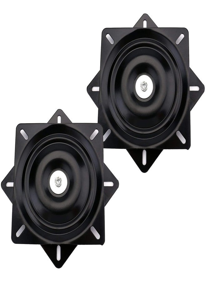 فاسموف طقم من قطعتين من قواعد دوارة متينة للغاية لكرسي بار من فاسموف، مقاس 6.15 بوصة، تتضمن قاعدة دوارة وحلقات صلبة من محامل كروية، بالإضافة إلى أدوات تثبيت دوارة مناسبة للكراسي القابلة للإمالة أو الأثاث. - Image 1