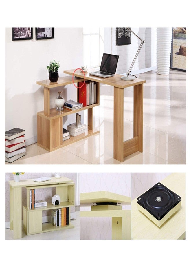 فاسموف طقم من قطعتين من قواعد دوارة متينة للغاية لكرسي بار من فاسموف، مقاس 6.15 بوصة، تتضمن قاعدة دوارة وحلقات صلبة من محامل كروية، بالإضافة إلى أدوات تثبيت دوارة مناسبة للكراسي القابلة للإمالة أو الأثاث. - Image 5