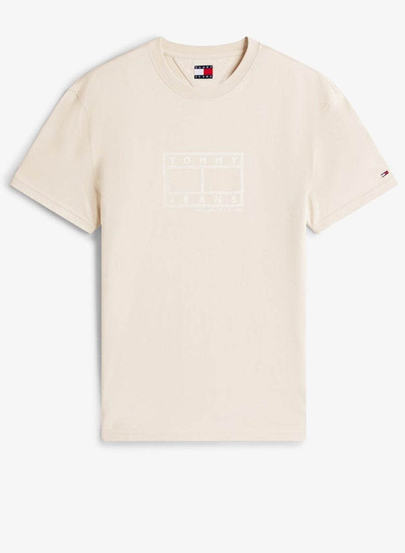 TOMMY JEANS Regular Center Crew Neck T-Shirt - Image 5