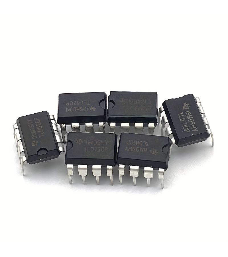 10 قطع DIP 8 TL081CP مضخم تشغيلي IC منخفض الطاقة رباعي مكونات إلكترونية - Image 2