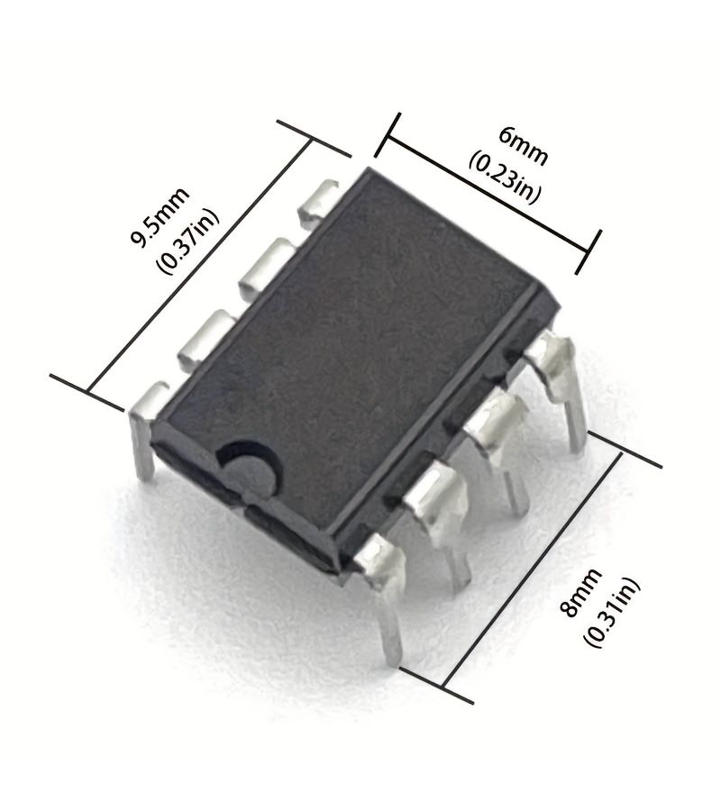 10 قطع DIP 8 TL081CP مضخم تشغيلي IC منخفض الطاقة رباعي مكونات إلكترونية - Image 3