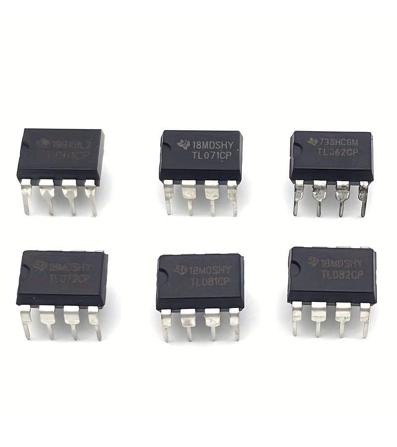 10 قطع DIP 8 TL081CP مضخم تشغيلي IC منخفض الطاقة رباعي مكونات إلكترونية - Image 1