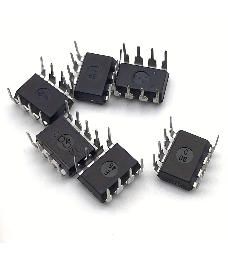 10 قطع DIP 8 TL081CP مضخم تشغيلي IC منخفض الطاقة رباعي مكونات إلكترونية - Image 4