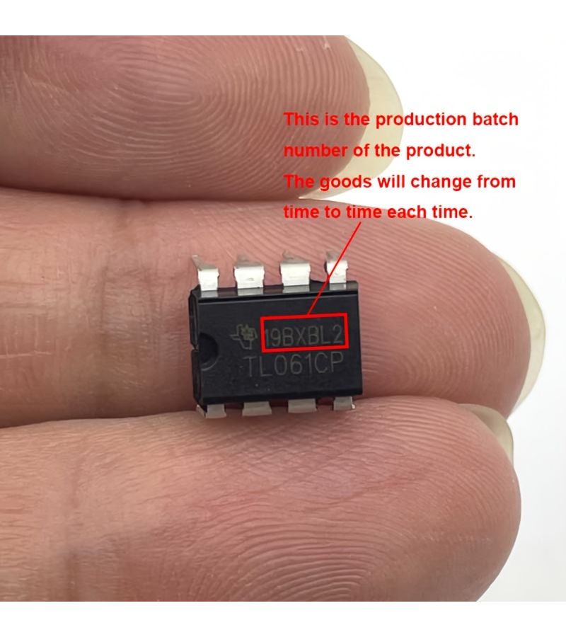 10 قطع DIP 8 TL081CP مضخم تشغيلي IC منخفض الطاقة رباعي مكونات إلكترونية - Image 5