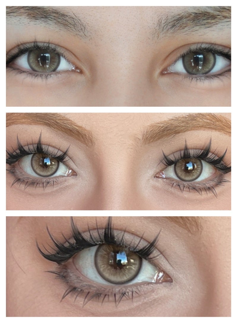 ARUWA Twilight brown Lenses Yearly Colored Contact Lenses, Unisex Cosmetic Contact Lenses, Natural Fashion Lenses, 40% Water Soft Contacts,Lens Diameter 14.0mm - Image 1