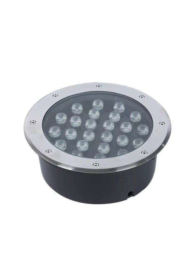 NERFA LED In-Ground Light 24W, 20cm, Warm Yellow 3000K, 1560 Lumens, Waterproof IP65 - Image 1