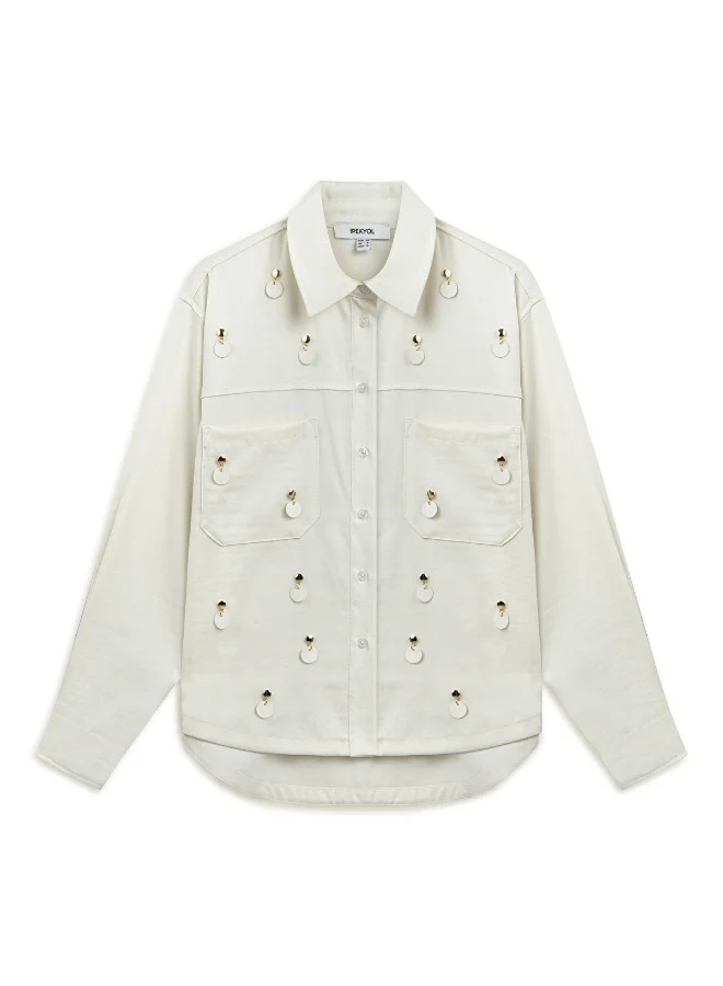 Ipekyol  Regular Fit Appliqued Jacket for Women | Best Price UAE