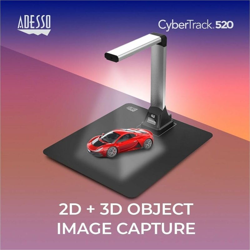 Adesso 5 Megapixel Document Camera for Teacher Scanner with Multi-Language OCR Text Recognition Real-time Projection, Video Recording, Foldable & Portable Cybertrack 520 - Image 5