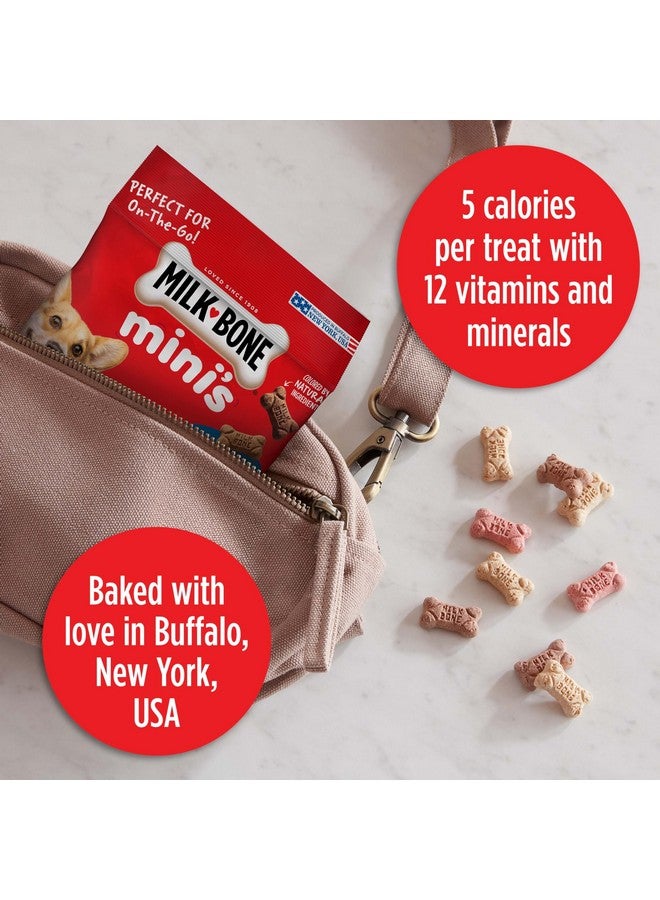 ميلك-بون وجبات خفيفة بنكهة ميلك بون ميني للكلاب، 2.5 أونصة (عبوة من 20 قطعة)، مثالية للمشي، بحجم مناسب للسفر، كهدية للحفلات - Image 1