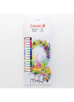 Camlin Camlin Brush Pens|24 Shades|Multicolor  - Image 1