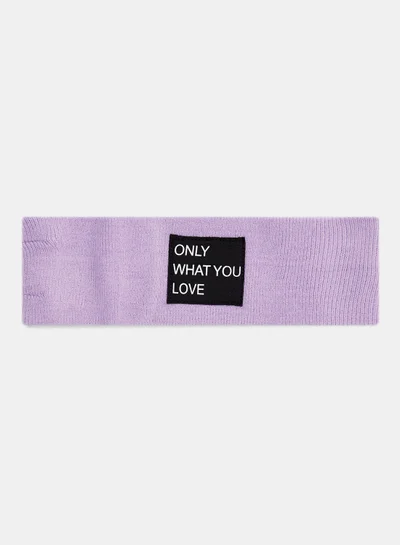 ONLY Madison Logo Knit Headband